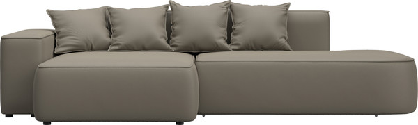 Изображение товара Диван угловой Лига Диванов Лига-065 левый / 129802L (экокожа Grifon 04 бежевый)