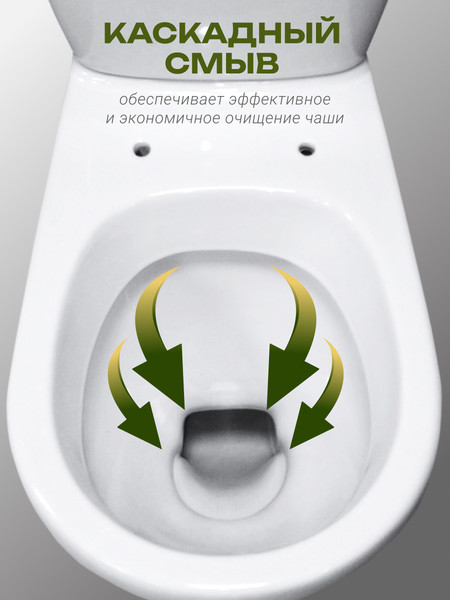 Изображение товара Унитаз напольный Santeri Баланс Комфорт 1P2179S0000BF