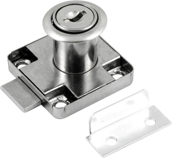 Изображение товара Замок мебельный Нора-М 6138-22 / 8517 (хром, хедер)