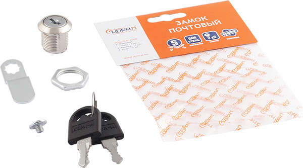 Изображение товара Замок почтовый Нора-М 6103-16-ип (черный)
