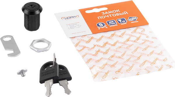 Изображение товара Замок почтовый Нора-М 6103-25 мм (черный)