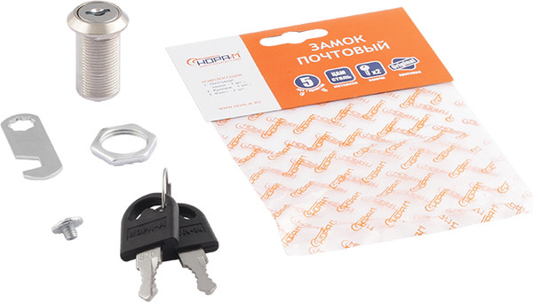 Изображение товара Замок почтовый Нора-М 6103-30 мм (никель)