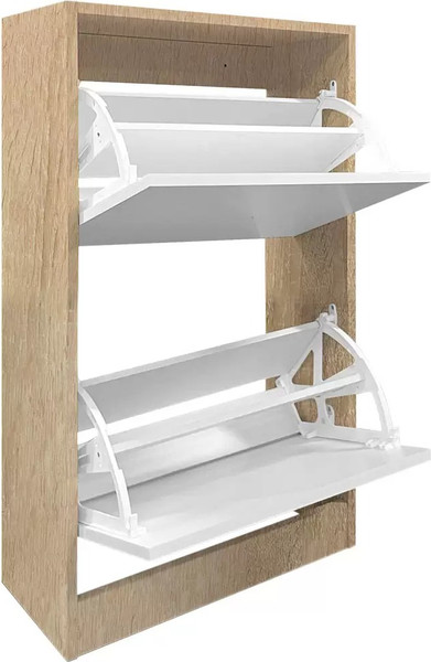 Изображение товара Тумба для обуви Vental Лаком-2 (дуб сонома/белый)