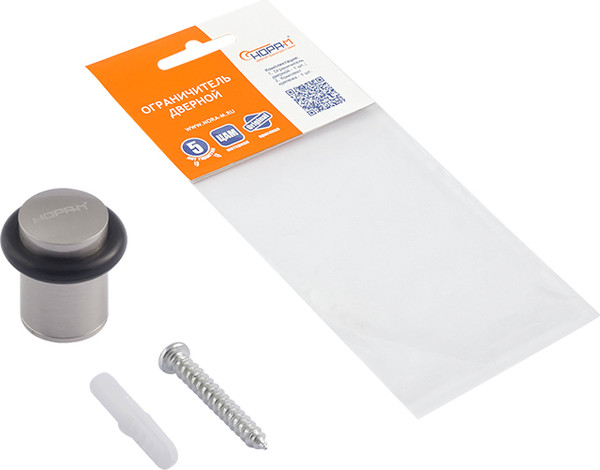 Изображение товара Ограничитель дверной Нора-М 105 / 7249 (матовый никель)