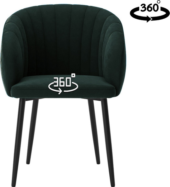 Изображение товара Стул Табурет Верона поворотный (бренди 10/черный каркас)