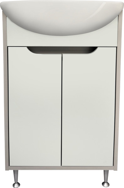 Изображение товара Тумба под умывальник Runo Эконова 50 (серый/оливковый)