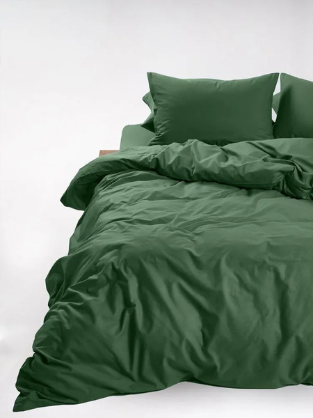 Изображение товара Комплект постельного белья Urban Family Зеленый виноград Евро 50x70 / 839 (пакет)