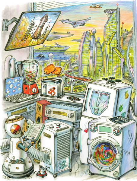 Изображение товара Энциклопедия АСТ Чудеса техники. 50 историй в картинках для детей (Царинная В., Чукавин А. 9785171475024)