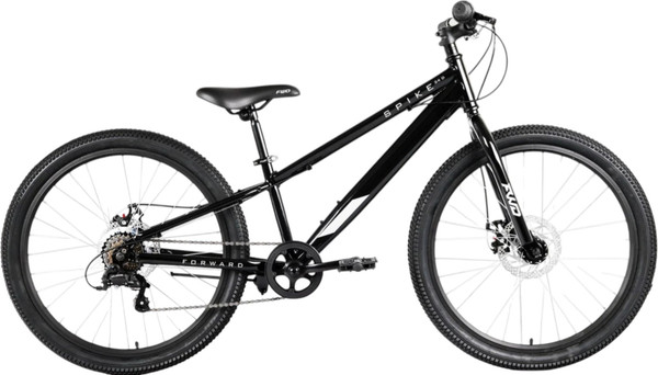 Изображение товара Велосипед Forward Spike CX 24 2025 (24, черный, разобранный, в коробке)