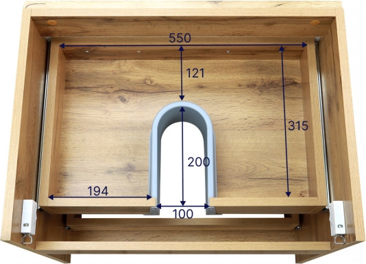 Изображение товара Тумба под умывальник Doratiz Сицилия 60 / 9911.199