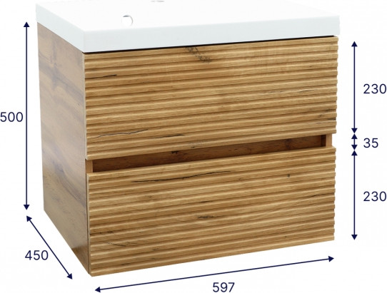 Изображение товара Тумба под умывальник Doratiz Сицилия 60 / 9911.199