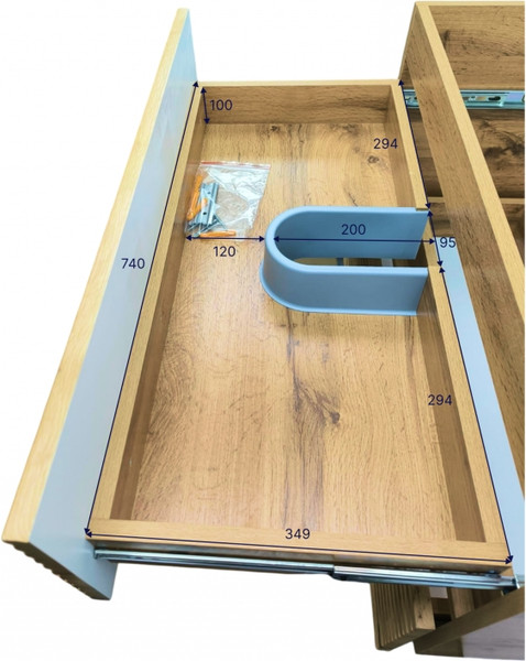 Изображение товара Тумба под умывальник Doratiz Сицилия 80 / 9911.194