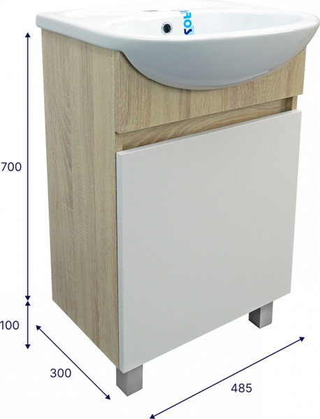Изображение товара Тумба под умывальник Doratiz Доминикана 50 / 9908.136