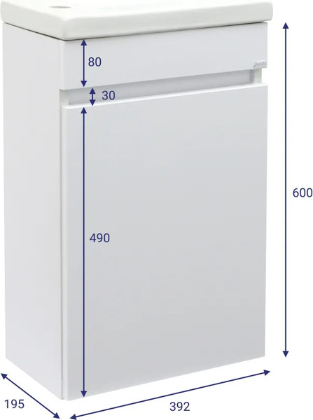 Изображение товара Тумба под умывальник Doratiz Бора-бора 40 / 9912.018