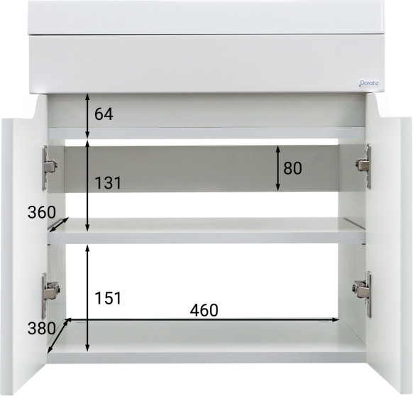 Изображение товара Тумба под умывальник Doratiz Аква смайл 50 / 9911.198