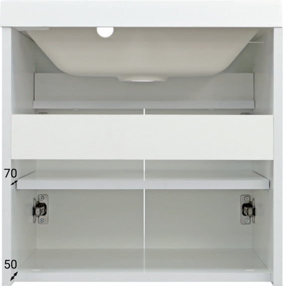 Изображение товара Тумба под умывальник Doratiz Аква смайл 50 / 9911.198