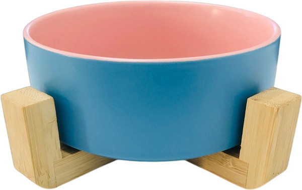 Изображение товара Миска для животных Red Bow HS-CB27/PINK (400мл, голубой/розовый)