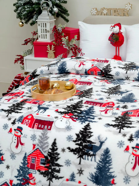 Изображение товара Плед Павлина Домики НГ 150x200