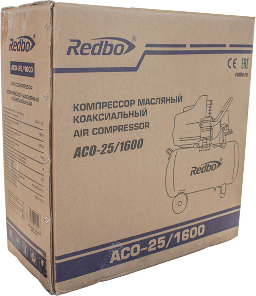 Изображение товара Воздушный компрессор Redbo ACO-25/1600 / 39777