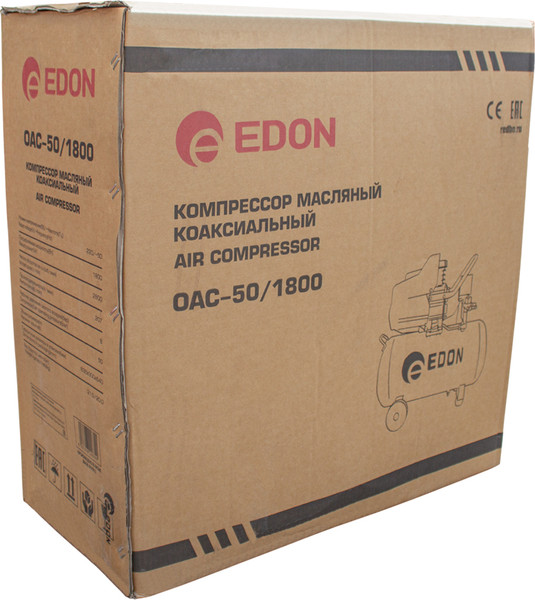 Изображение товара Воздушный компрессор Edon OAC-50/1800 / 39778