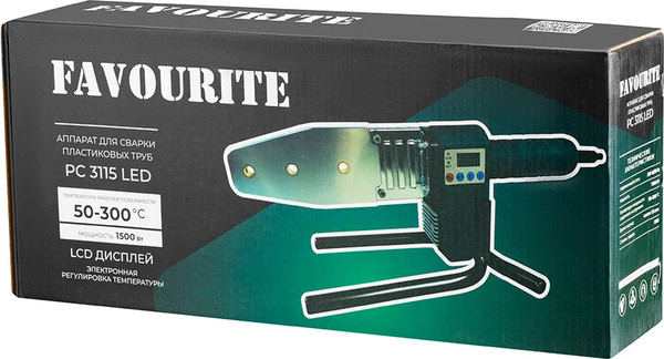 Изображение товара Паяльник для полипропиленовых труб Favourite PC 3115 LED / 127113115