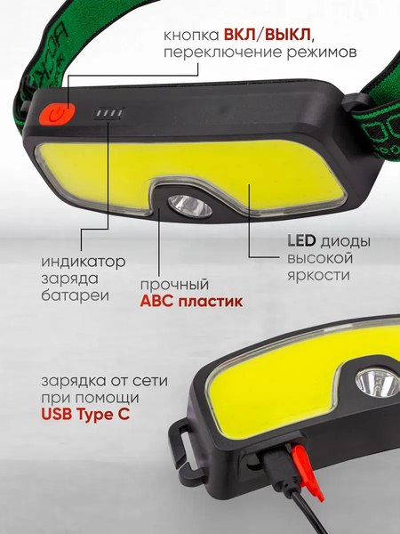 Изображение товара Фонарь RockForce RF-TH2158 (65835)