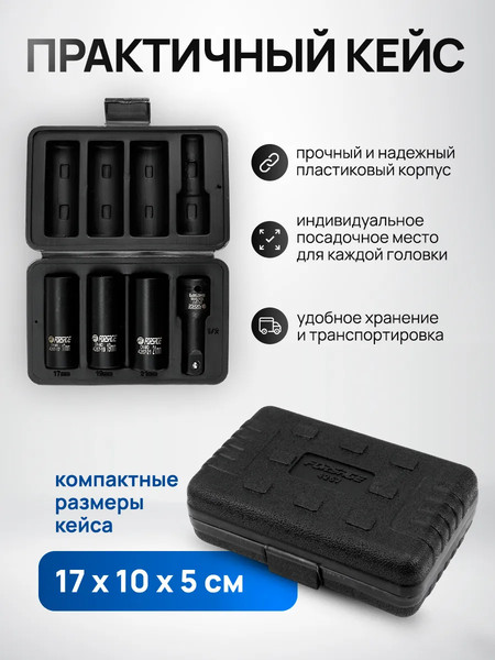 Изображение товара Набор головок слесарных Forsage F-4267 / 65879