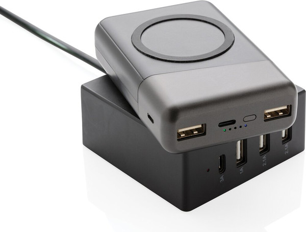 Изображение товара Портативное зарядное устройство Xindao Ultimate 10000 / P322.161 (черный/серый)