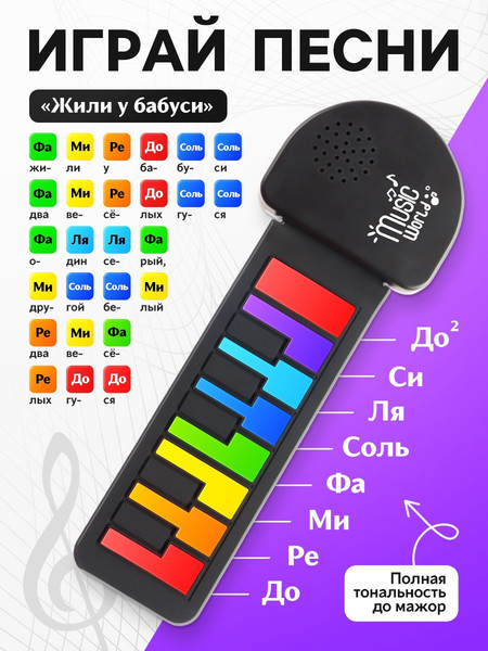 Изображение товара Музыкальная игрушка Zabiaka Пианино / 10627488