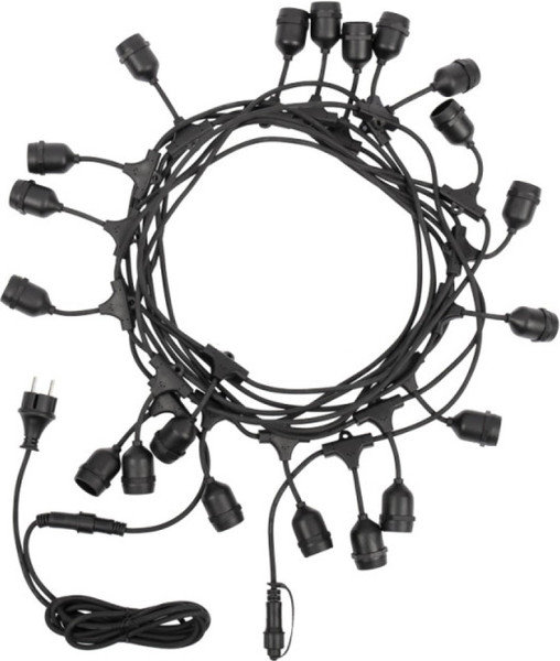 Изображение товара Провод для гирлянд General Lighting Gen-Beltlight-10M-30E27-IP65 Black / 663004