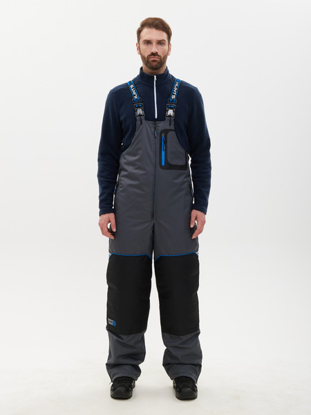 Изображение товара Костюм для охоты и рыбалки Huntsman Полюс Lux V2 -45°C (р.52-54/170-176, серый/черный)