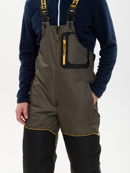 Изображение товара Костюм для охоты и рыбалки Huntsman Полюс Lux V2 -45°C (р.56-58/170-176, хаки/черный)