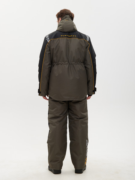 Изображение товара Костюм для охоты и рыбалки Huntsman Полюс Lux V2 -45°C (р.64-66/182-188, хаки/черный )