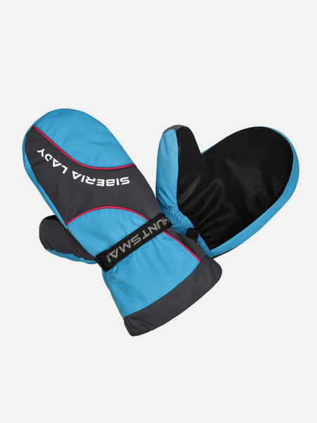 Изображение товара Варежки для охоты и рыбалки Huntsman Siberia Lady Breathable (серый/голубой)
