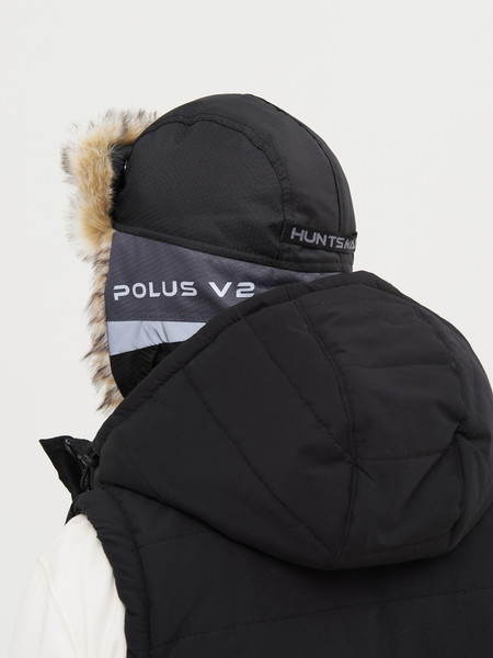 Изображение товара Шапка Huntsman Полюс V2 Cell (р.58-60, серый/черный)