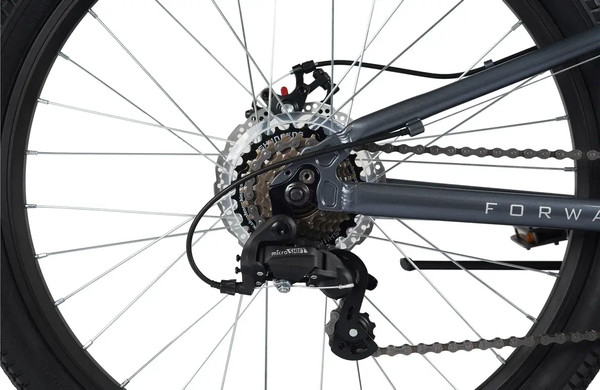 Изображение товара Велосипед Forward Spike CX 24 2025 (24, серый, разобранный, в коробке)