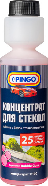 Изображение товара Очиститель стекол Pingo Bubble Gum 1:100 / 85030-9 (250мл)