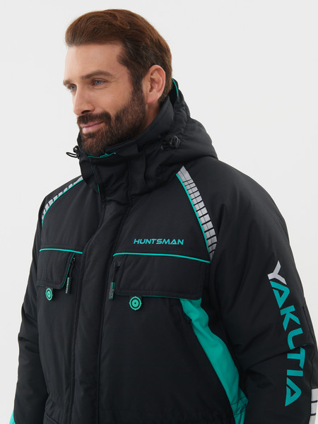 Изображение товара Костюм для охоты и рыбалки Huntsman Yakutia -45°C (р.52-54/170-176, черный)