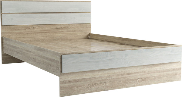 Изображение товара Полуторная кровать Евва Венеция BH-1400 (дуб сонома/ясень снежный)