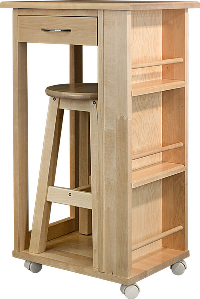 Изображение товара Тумба Мебелик с табуретом (лак)