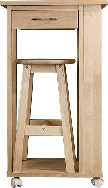 Изображение товара Тумба Мебелик с табуретом (лак)