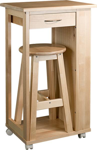Изображение товара Тумба Мебелик с табуретом (лак)