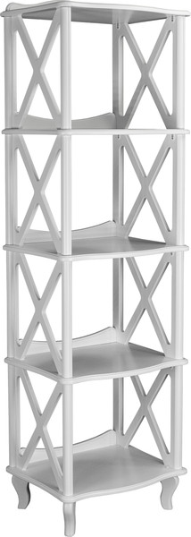 Изображение товара Стеллаж Мебелик Джульетта 4 уровня (молочный дуб)