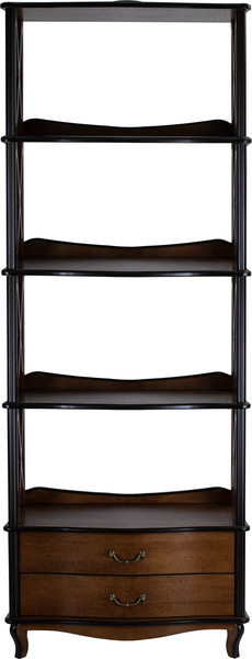 Изображение товара Стеллаж Мебелик Джульетта-4 широкая (орех)