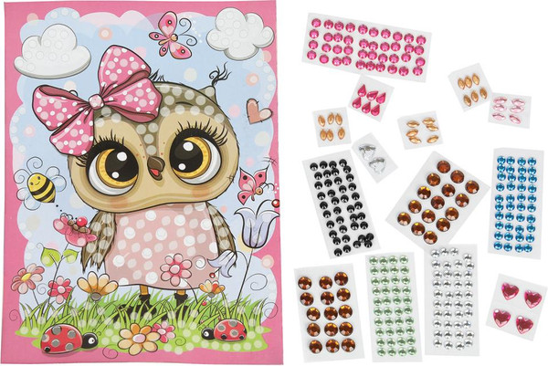 Изображение товара Набор алмазной вышивки MultiArt Кристальная мозаика Сова / CRYST-114763