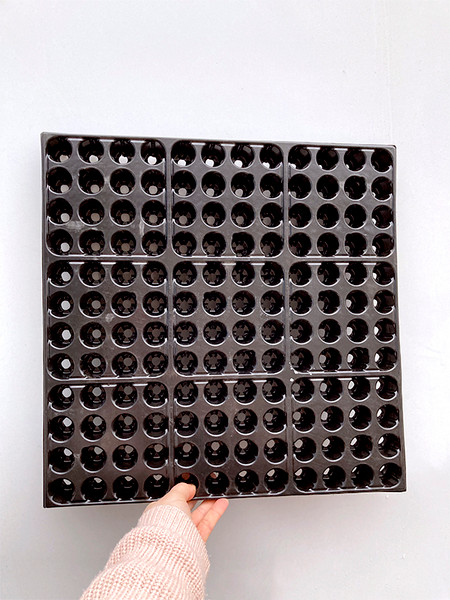 Изображение товара Набор кассет для рассады GreenTerra 0.8мм / 144-Ф (10шт, гидропоника)