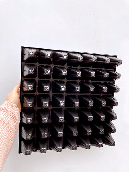 Изображение товара Набор кассет для рассады GreenTerra 0.8мм / 49-Ф (10шт,конус)