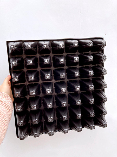 Изображение товара Набор кассет для рассады GreenTerra 0.8мм / 49-Ф (10шт,конус)