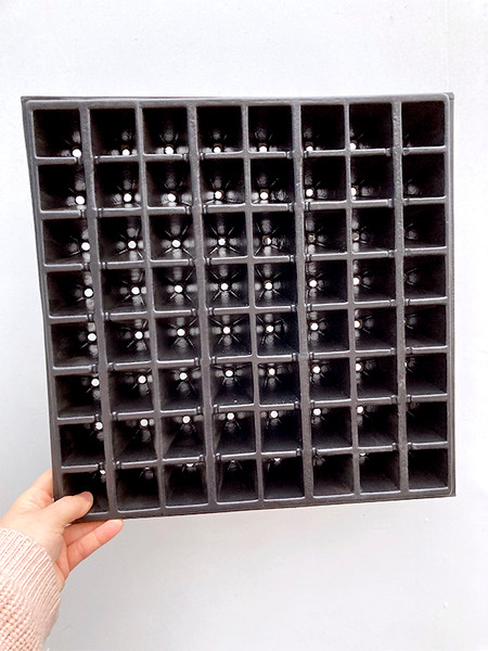 Изображение товара Набор кассет для рассады GreenTerra 0.8мм / 64 (10шт, свекла)