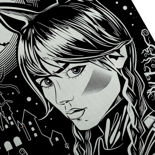 Изображение товара Гравюра MultiArt Венсдей / SCRGOLD18X24-WED